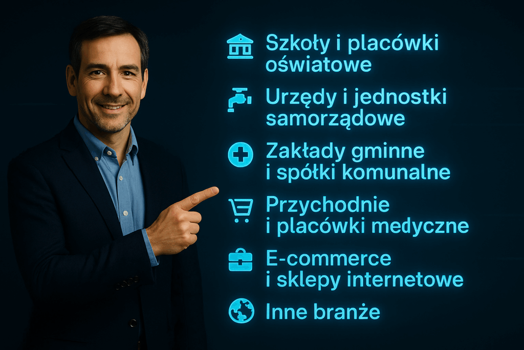 mężczyzna pokazuje na usługi mężczyzna pokazuje na usługi